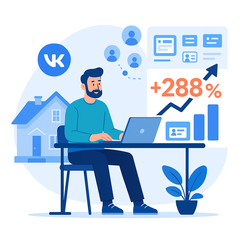 Как перевыполнить план по лидам на 288%: успешные кейсы продвижения недвижимости в VK Реклама